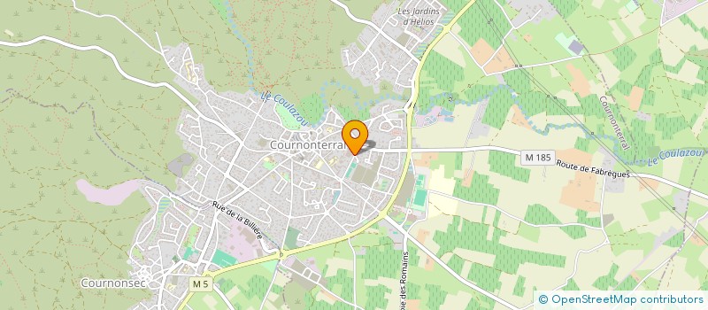 localisation de l'entreprise MADAME JUSTINE BELTRAN à COURNONTERRAL