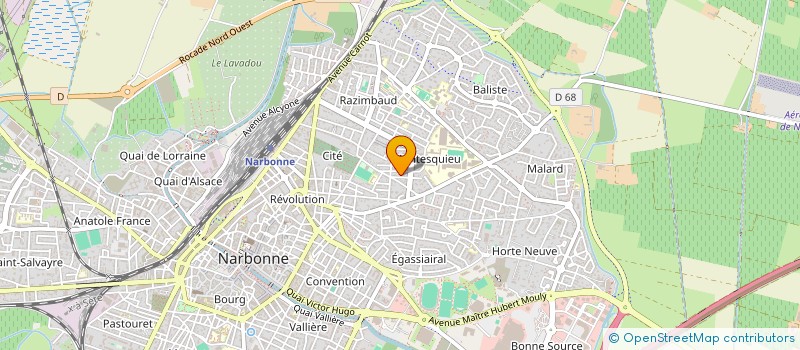 localisation de l'entreprise MADAME JUSTINE BELZONS à NARBONNE
