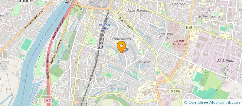 localisation de l'entreprise MADAME JUSTINE BERARD  VALENCE