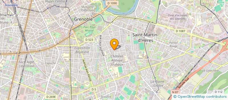 localisation de l'entreprise MADAME JUSTINE BERARD  GRENOBLE