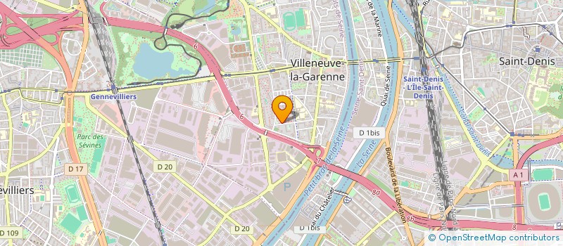 localisation de l'entreprise MADAME JUSTINE BERBION à VILLENEUVE-LA-GARENNE