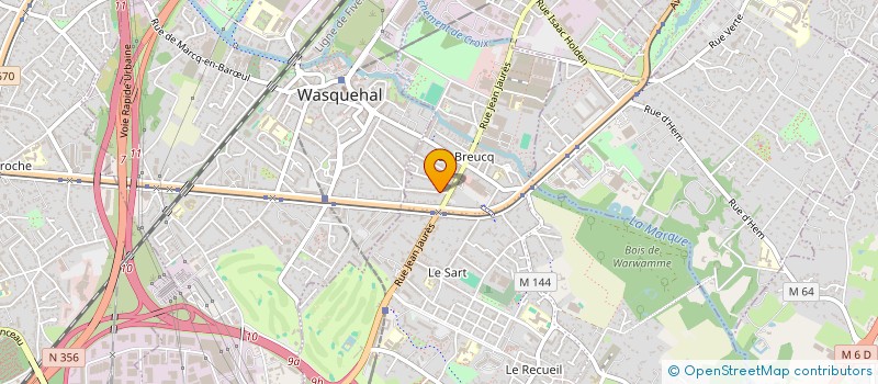 localisation de l'entreprise MADAME JUSTINE BERNARD à VILLENEUVE-D'ASCQ