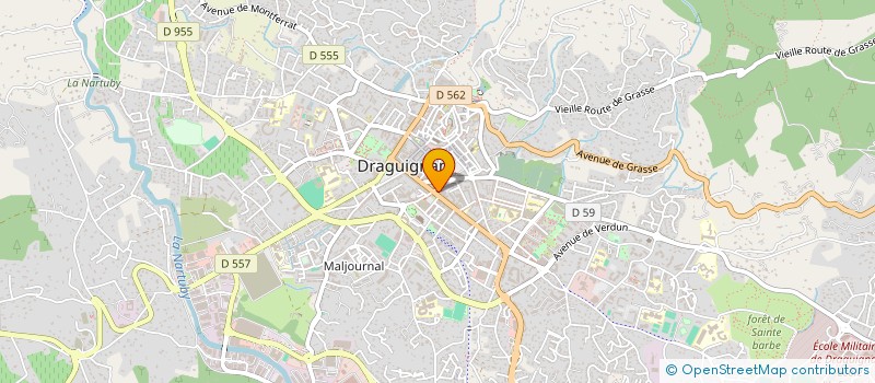 localisation de l'entreprise MADAME JUSTINE BERSON  DRAGUIGNAN