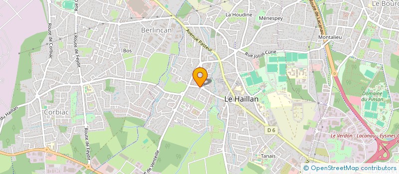 localisation de l'entreprise MADAME JUSTINE BERTHELON  LE HAILLAN