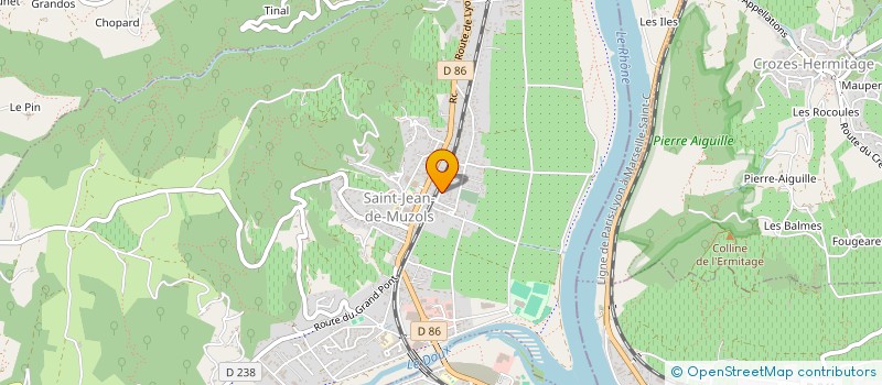 localisation de l'entreprise MADAME JUSTINE BERTHIER  SAINT-JEAN-DE-MUZOLS