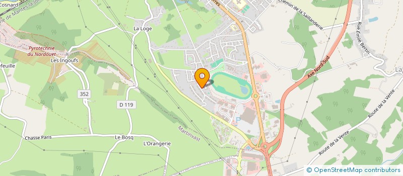 localisation de l'entreprise MADAME JUSTINE BESNARD  CHERBOURG-EN-COTENTIN