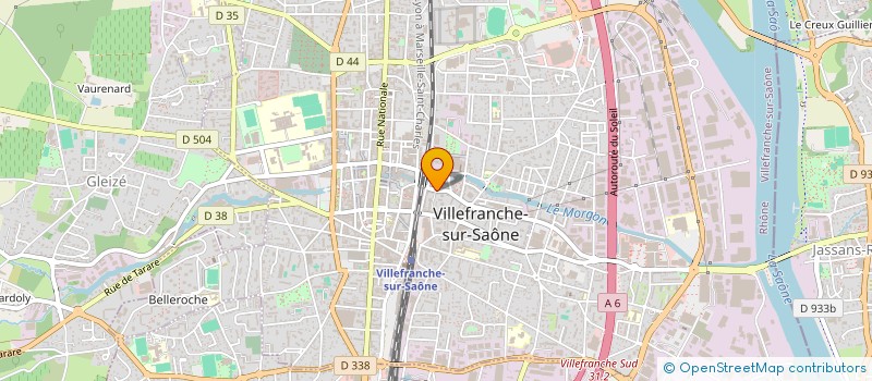 localisation de l'entreprise MADAME JUSTINE BIBARD à VILLEFRANCHE-SUR-SAONE