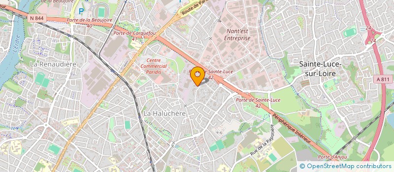 localisation de l'entreprise MADAME JUSTINE BIGOT à NANTES