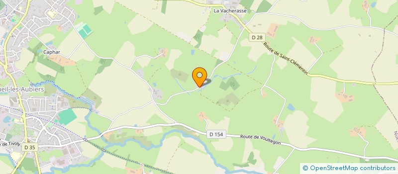 localisation de l'entreprise MADAME JUSTINE BIGOT  NUEIL-LES-AUBIERS