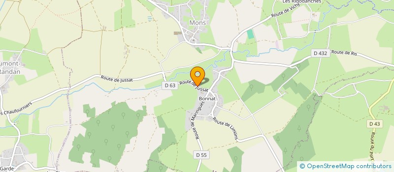 localisation de l'entreprise MADAME JUSTINE BISSAY  MONS