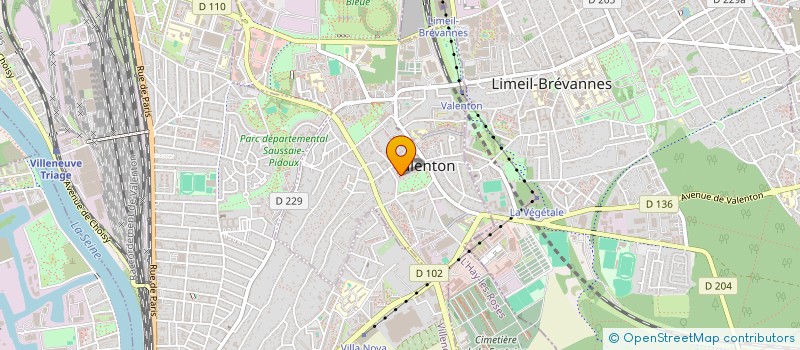 localisation de l'entreprise MADAME JUSTINE BLAES  VALENTON