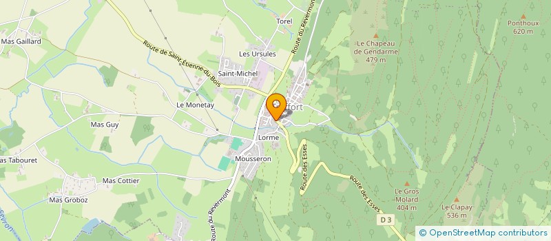 localisation de l'entreprise MADAME JUSTINE BLAFFARD à VAL-REVERMONT