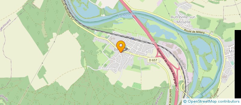 localisation de l'entreprise MADAME JUSTINE BLAISE  CUSTINES