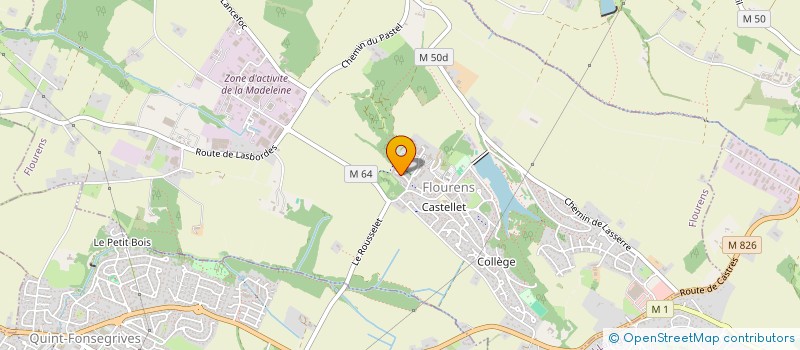 localisation de l'entreprise MADAME JUSTINE BLEIN  TOULOUSE