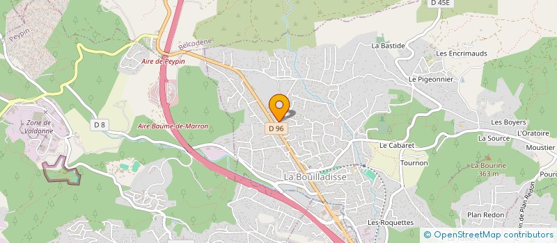 localisation de l'entreprise MADAME JUSTINE BODEREAU  PEYPIN