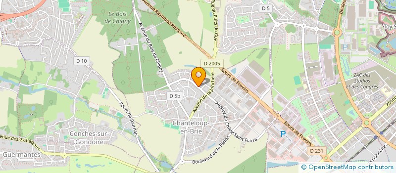 localisation de l'entreprise MADAME JUSTINE BOGALSKI  BUSSY-SAINT-GEORGES