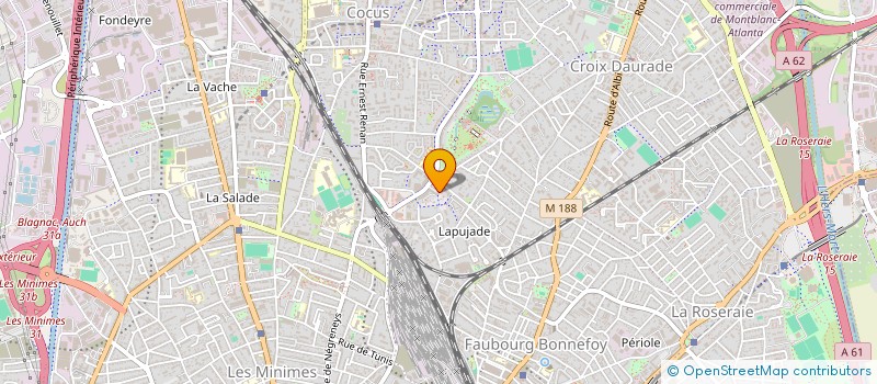 localisation de l'entreprise MADAME JUSTINE BOITEUX à TOULOUSE