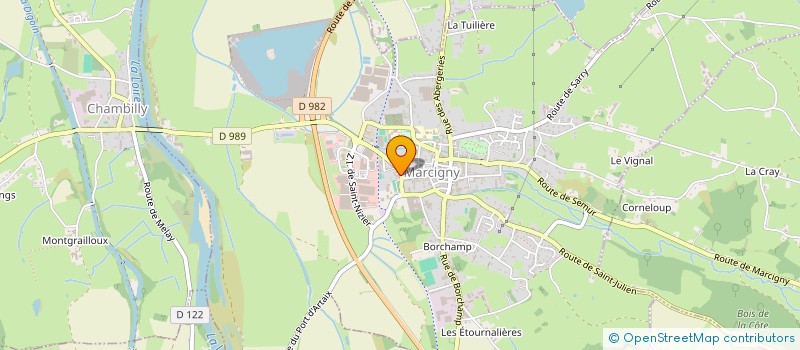 localisation de l'entreprise MADAME JUSTINE BORDE  MARCIGNY