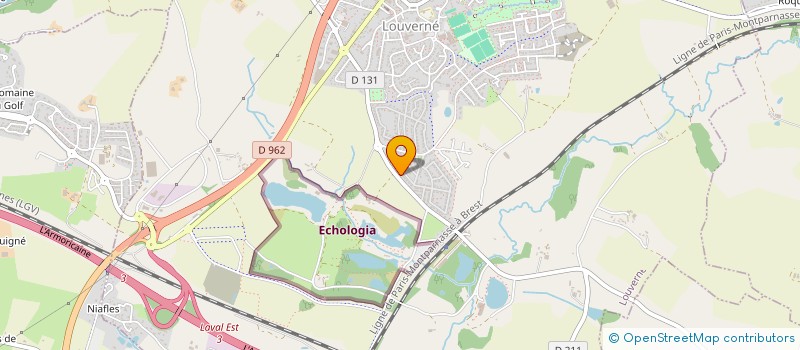 localisation de l'entreprise MADAME JUSTINE BOSSE  LOUVERNE