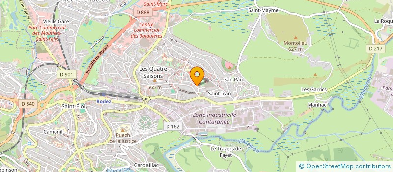 localisation de l'entreprise MADAME JUSTINE BOUCHET  ONET-LE-CHATEAU