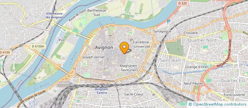 localisation de l'entreprise MADAME JUSTINE BOUCHON  AVIGNON