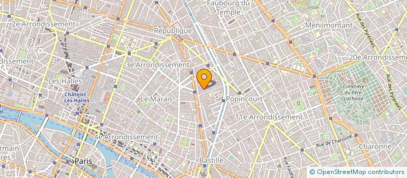 localisation de l'entreprise MADAME JUSTINE BOUDET  PARIS