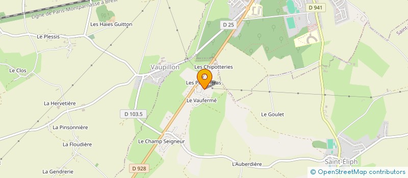 localisation de l'entreprise MADAME JUSTINE BOUFENICHE à SAINT-ELIPH