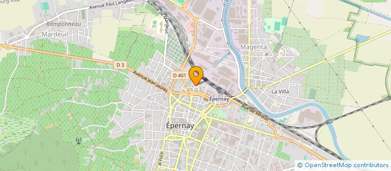 localisation de l'entreprise MADAME JUSTINE BOURRE  EPERNAY