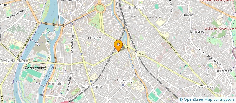 localisation de l'entreprise MADAME JUSTINE BOUSQUET à TOULOUSE