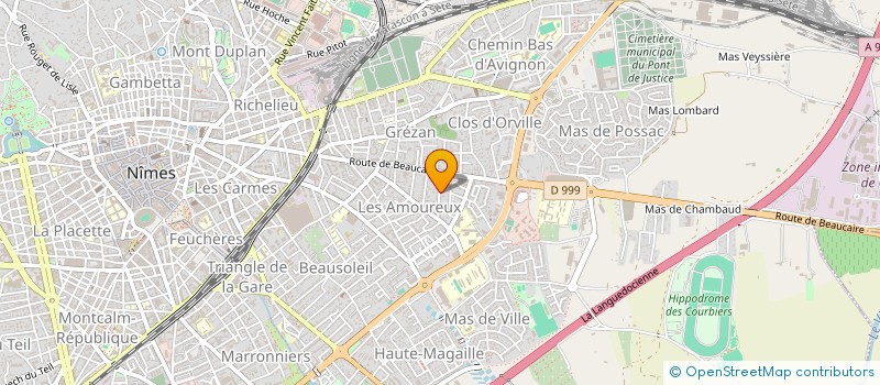 localisation de l'entreprise MADAME JUSTINE BOUZON  NIMES