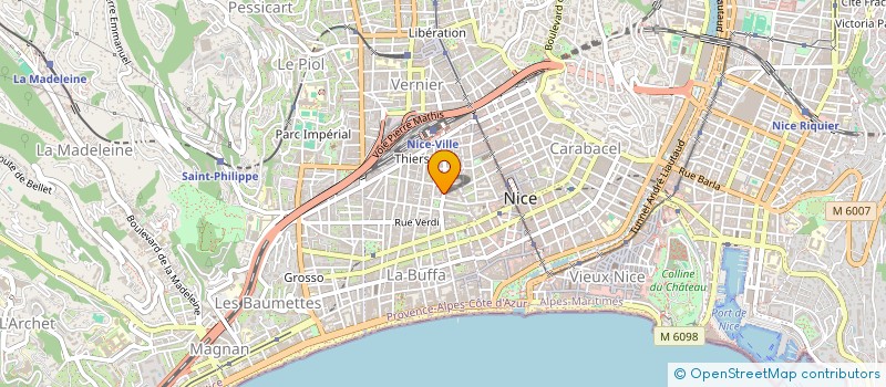 localisation de l'entreprise MADAME JUSTINE BOX à NICE