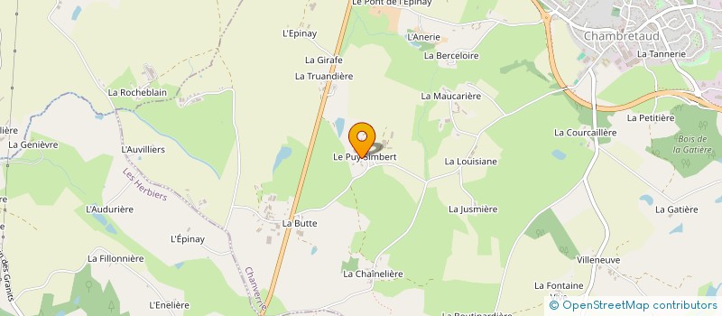 localisation de l'entreprise MADAME JUSTINE BOYER  CHANVERRIE