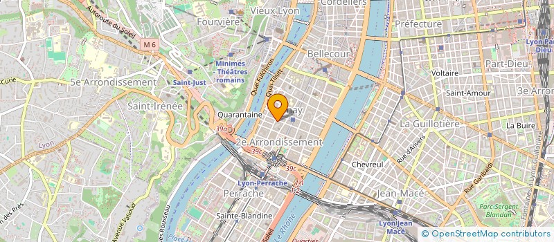 localisation de l'entreprise MADAME JUSTINE BRIATTE à LYON