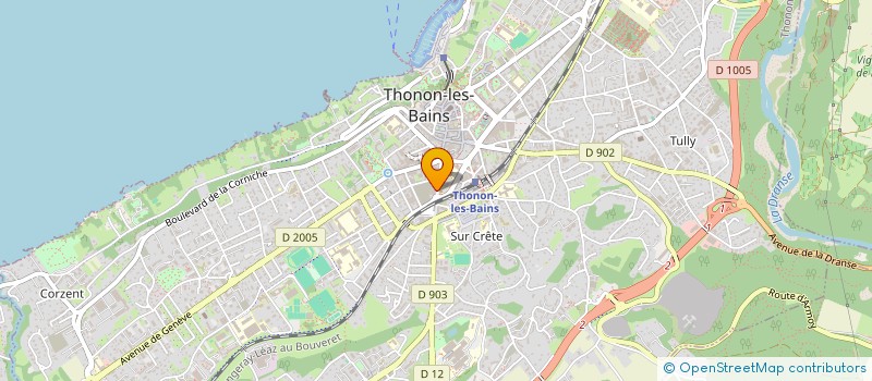 localisation de l'entreprise MADAME JUSTINE BRIAUX à THONON-LES-BAINS