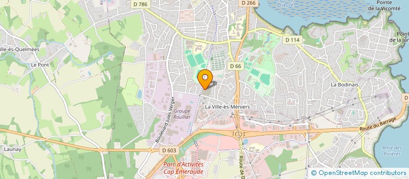 localisation de l'entreprise MADAME JUSTINE BRIQUET  DINARD