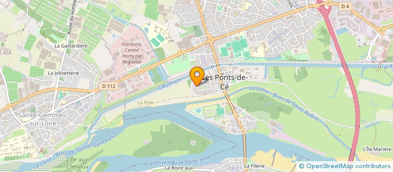 localisation de l'entreprise MADAME JUSTINE BROUARD à LES PONTS-DE-CE