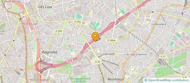 localisation de l'entreprise MADAME JUSTINE BRUMACHON à MONTREUIL