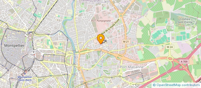 localisation de l'entreprise MADAME JUSTINE BRUN à MONTPELLIER
