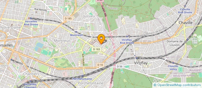 localisation de l'entreprise MADAME JUSTINE BRUNET  VERSAILLES