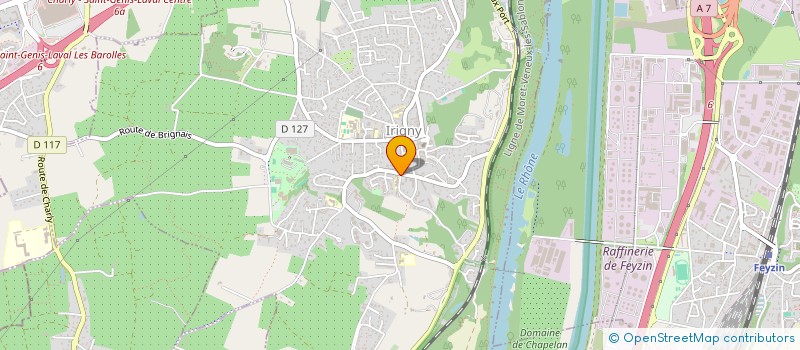 localisation de l'entreprise MADAME JUSTINE BUGUET  IRIGNY