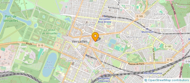 localisation de l'entreprise MADAME JUSTINE BULARD à VERSAILLES