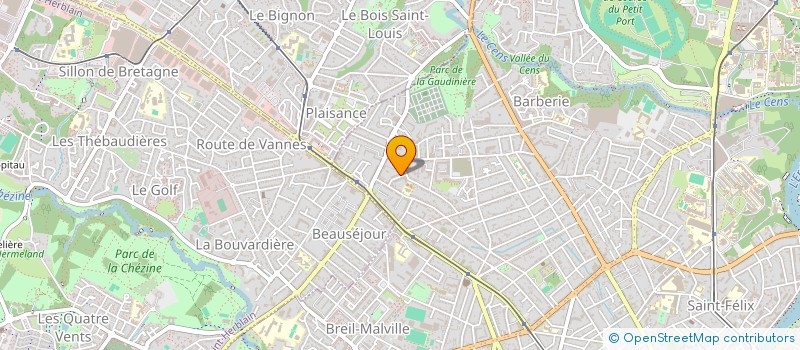 localisation de l'entreprise MADAME JUSTINE BURGUIN à NANTES