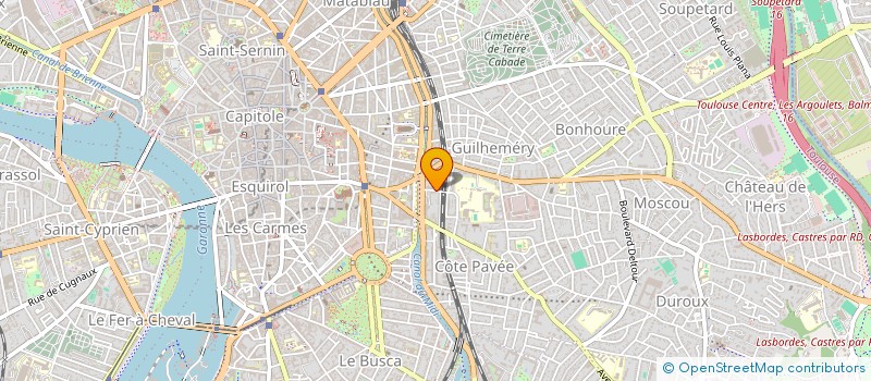 localisation de l'entreprise MADAME JUSTINE CABANNES à TOULOUSE