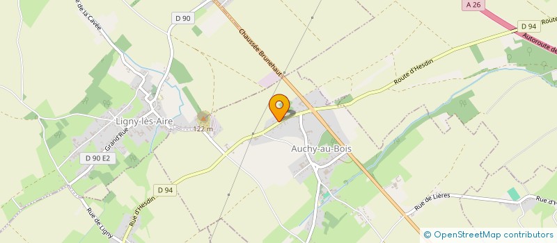 localisation de l'entreprise MADAME JUSTINE CADART  AUCHY-AU-BOIS