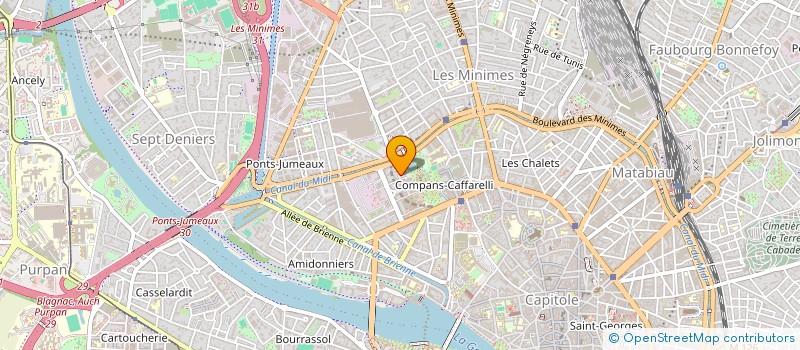 localisation de l'entreprise MADAME JUSTINE CAPGRAS à TOULOUSE