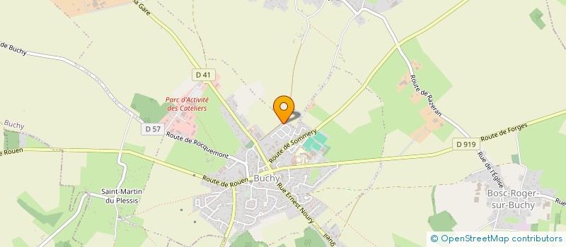 localisation de l'entreprise MADAME JUSTINE CARANOVE  BUCHY