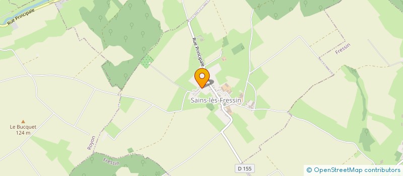 localisation de l'entreprise MADAME JUSTINE CARON  SAINS-LES-FRESSIN