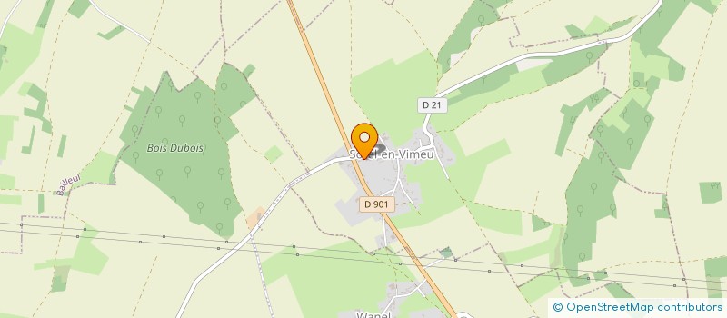 localisation de l'entreprise MADAME JUSTINE CARPENTIER  SOREL-EN-VIMEU