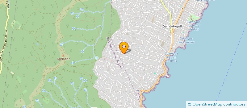 localisation de l'entreprise MADAME JUSTINE CASALINI  FREJUS