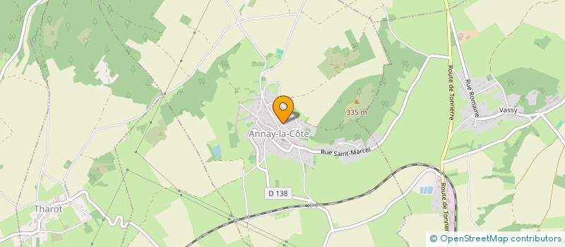 localisation de l'entreprise MADAME JUSTINE CASTEJON  ANNAY-LA-COTE